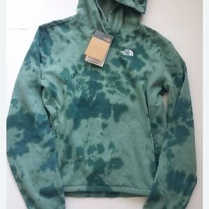 The North Face Teal Tie-Dye Fleece